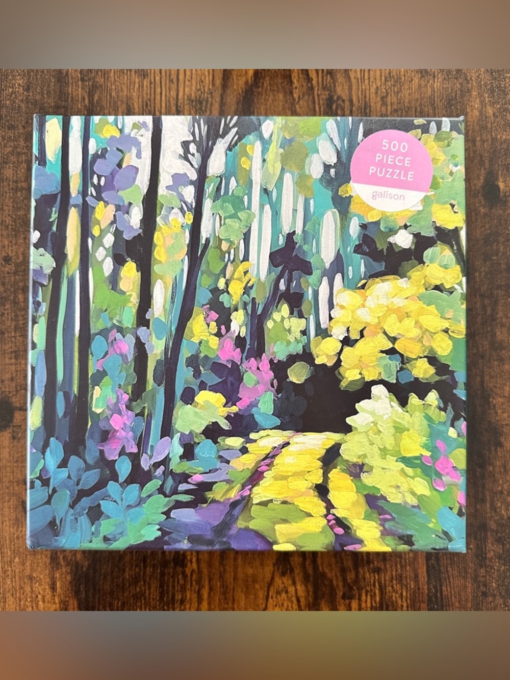 Galison Puzzle, Painted Path, 500 pieces